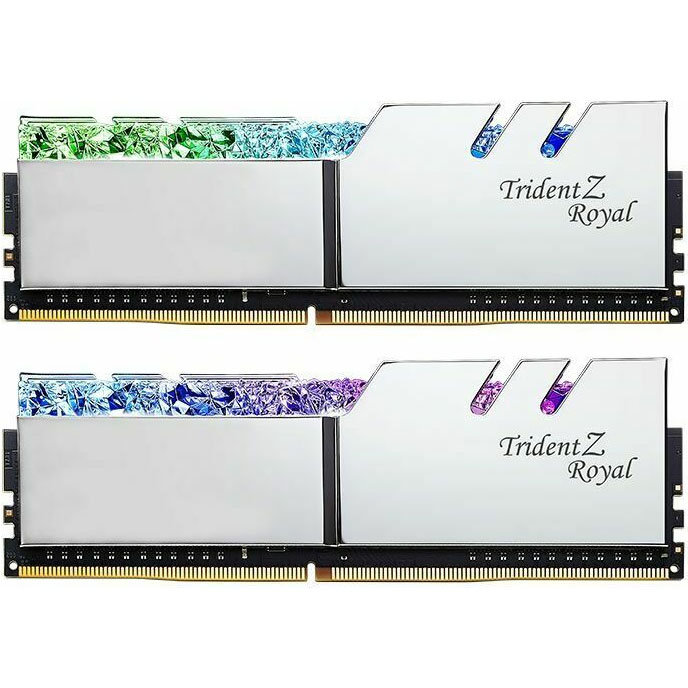 Memorie Trident Z Royal Silver 64GB (2x32GB) DDR4 4400MHz CL19 Dual Channel Kit