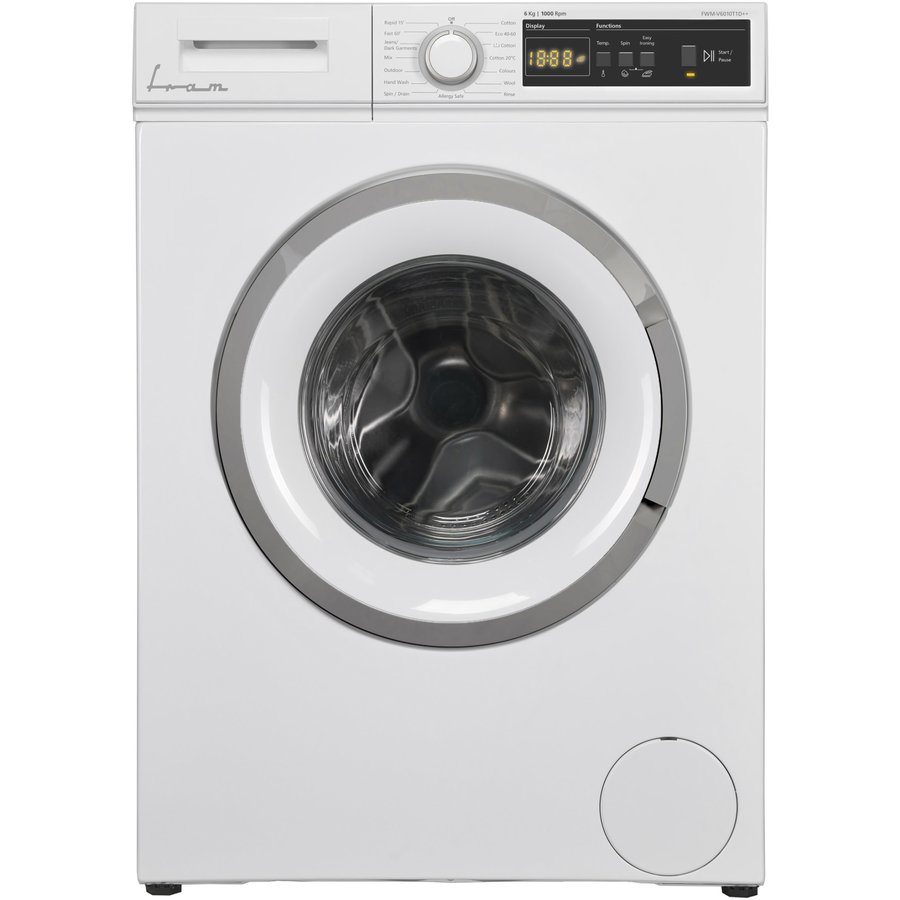 Masina de spalat rufe FWM-V6010T1D++ 6kg 1000RPM Clasa D White