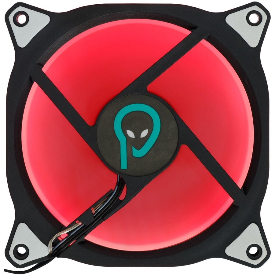 Ventilator SP-CF12-R 120mm Red LED