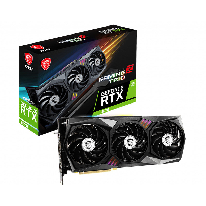 Placa video nVidia GeForce RTX 3070 GAMING Z TRIO 8GB LHR GDDR6 256bit