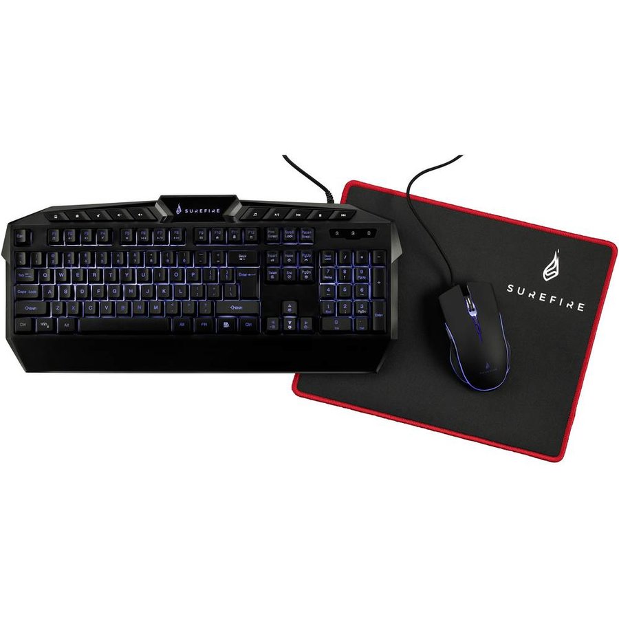 Kit tastatura si mouse KingPin RGB Black