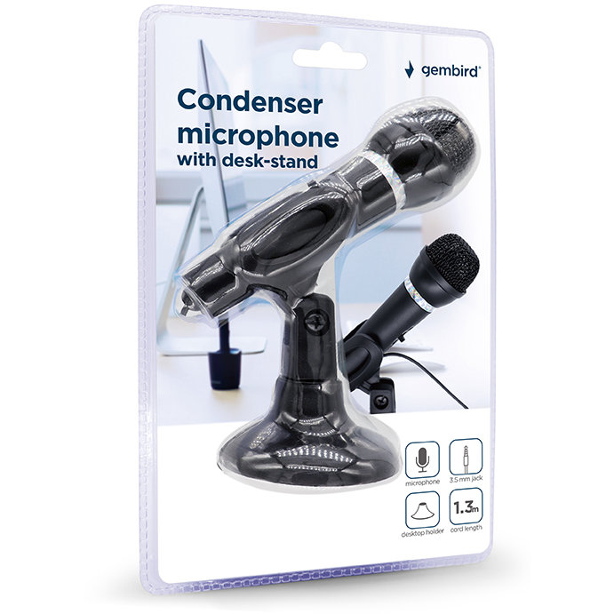 Microfon Gembird MIC-D-04 Negru — imaginea 4