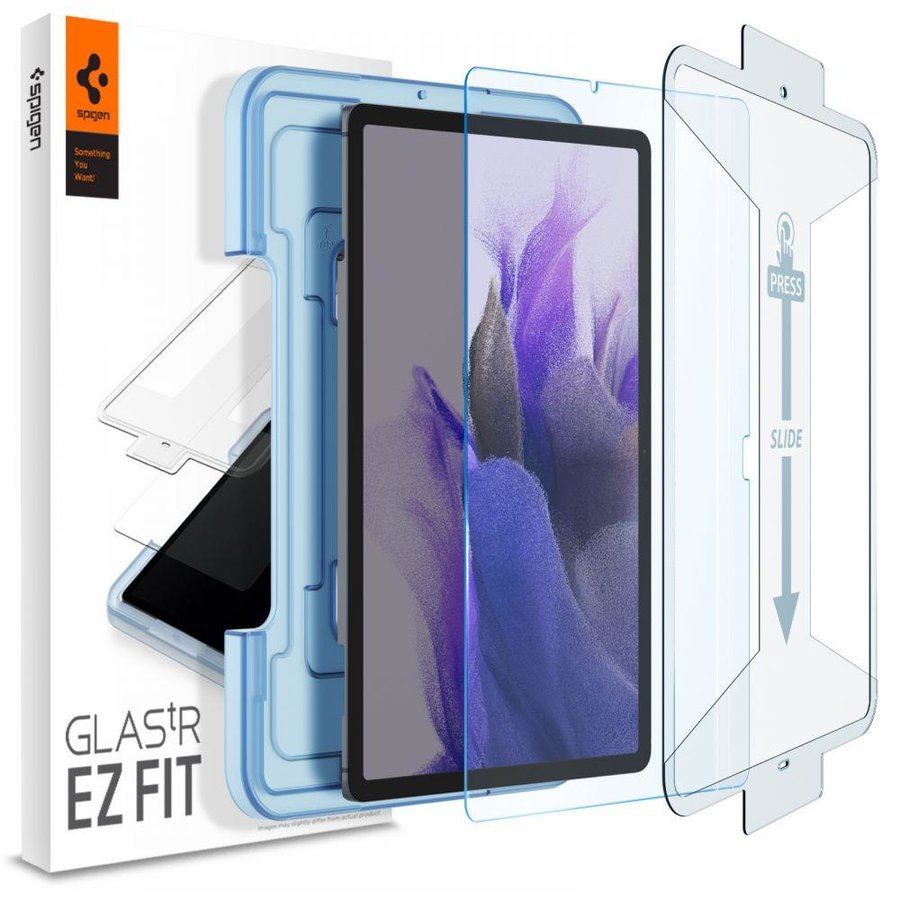 Folie sticla cu sistem de montare Case friendly GLAS.tR EZ FIT compatibila cu Samsung Galaxy Tab S7 FE 5G 12.4 inch