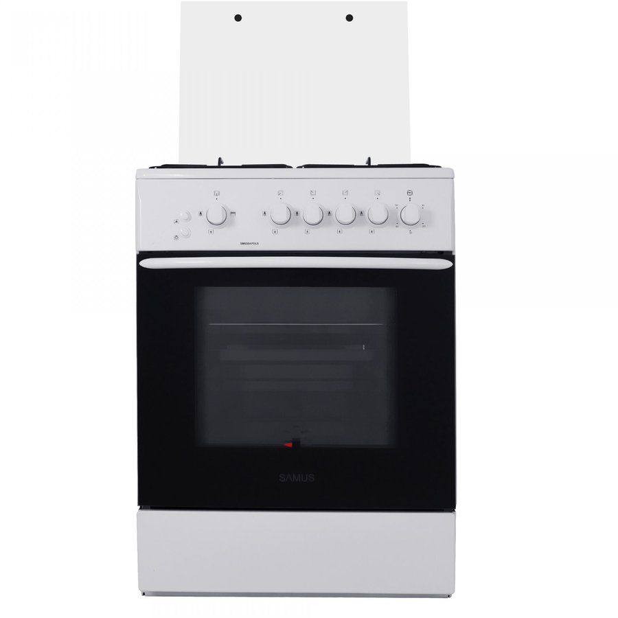 Aragaz SM670APGLS Gaz 4 arzatoare 52L White