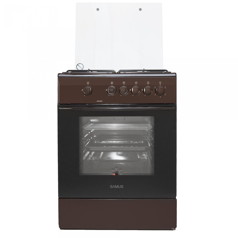 Aragaz SM670MBS Gaz 4 arzatoare 52L Brown