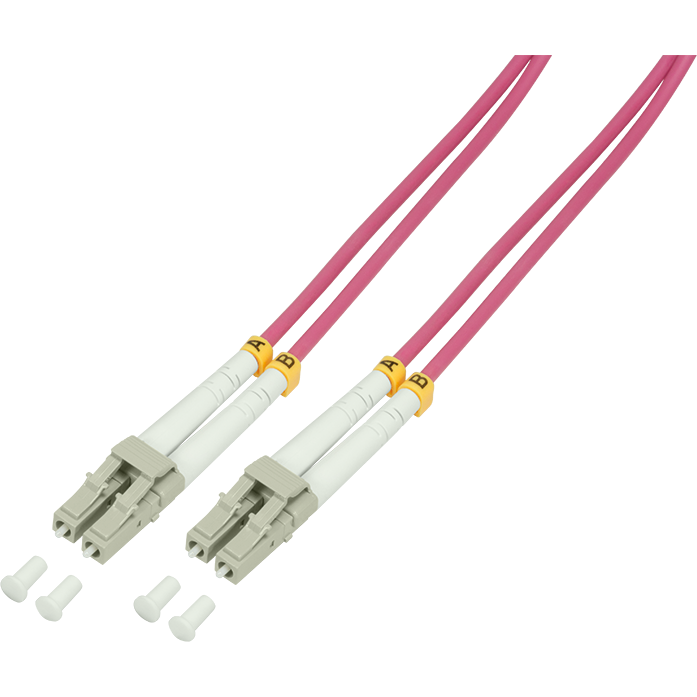 Fibra LC-LC OM4 2m Purple