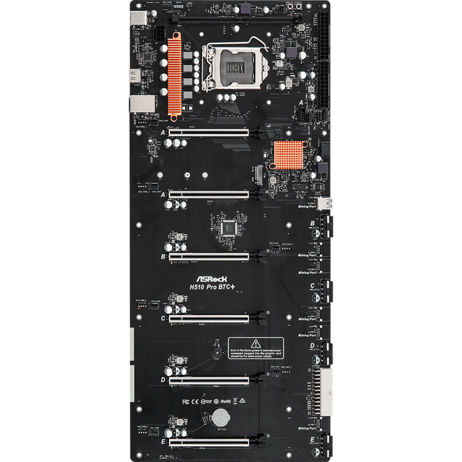 Placa de baza H510 Pro BTC+ Intel LGA1200