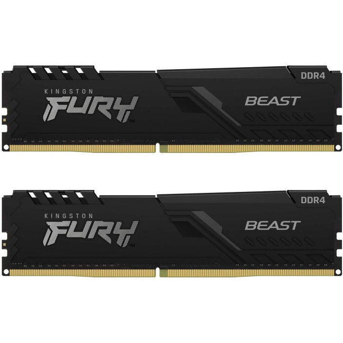 Memorie FURY Beast 32GB (2x16GB) DDR4 3200MHz CL16 Dual Channel Kit