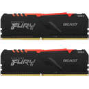 FURY Beast RGB 32GB (2x16GB) DDR4 3200MHz CL16 Dual Channel Kit