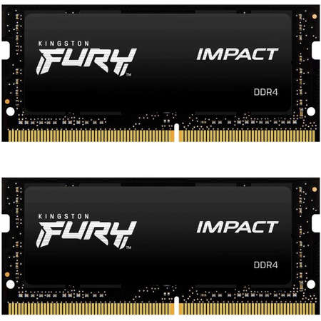 Memorie laptop Kingston FURY Impact 32GB (2x16GB) DDR4 2666MHz CL15 Dual Channel Kit