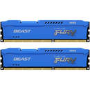 FURY Beast Blue 8GB (2x4GB) DDR3 1600MHz CL10 Dual Channel Kit