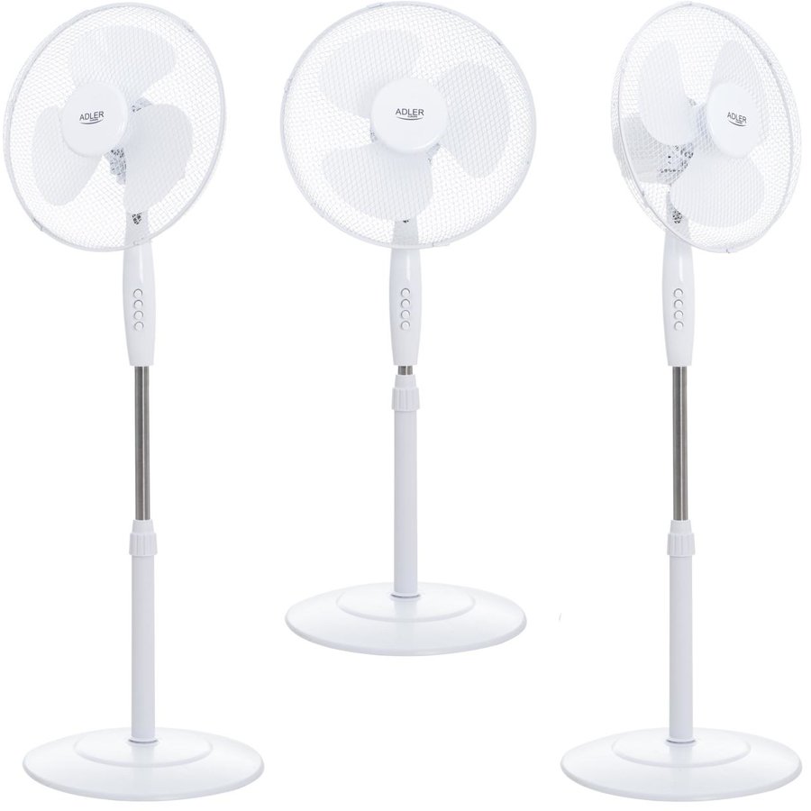 Ventilator cu picior AD7323 3 viteze 23cm 90W White