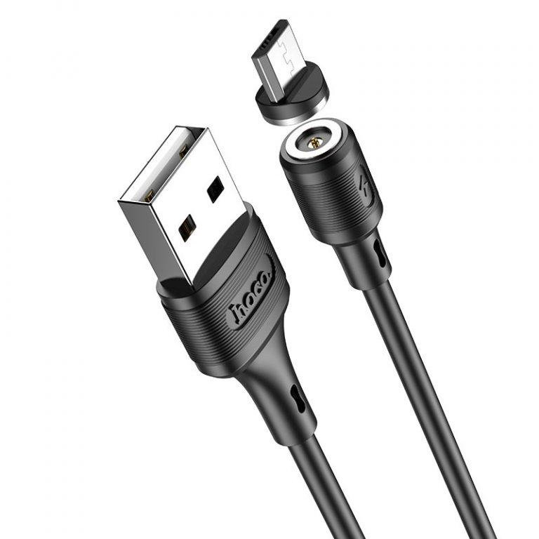 Cablu Date  X52 Sereno USB-Micro Magnetic 2.1A Negru