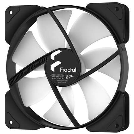 Ventilator pentru carcasa Fractal Design Aspect 14 RGB PWM Black Frame