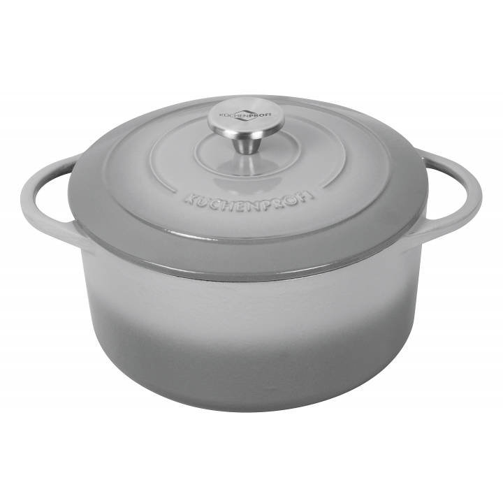 Oala Provence 5.3L 26cm round Grey Cast Iron