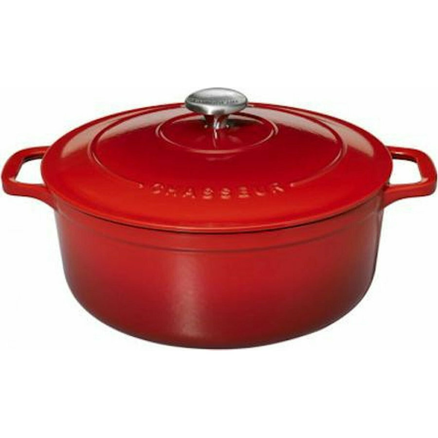 Oala 6.1L 28cm round Ruby Red Cast Iron