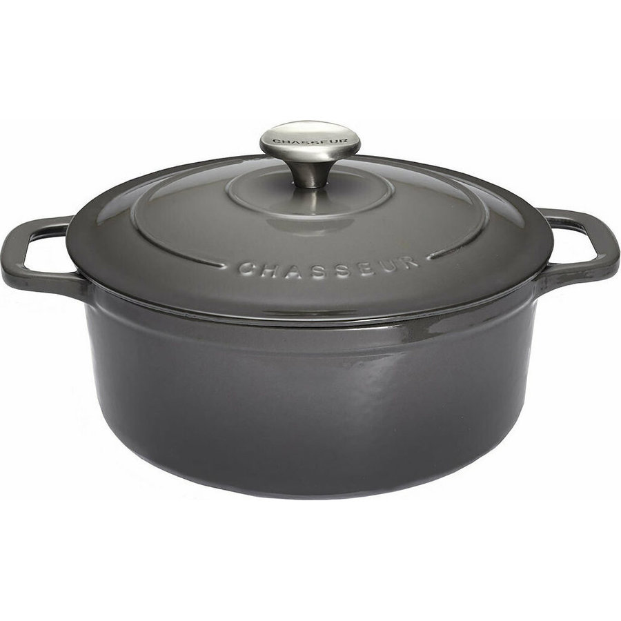 Oala 6.1L 28cm round Caviar Cast Iron