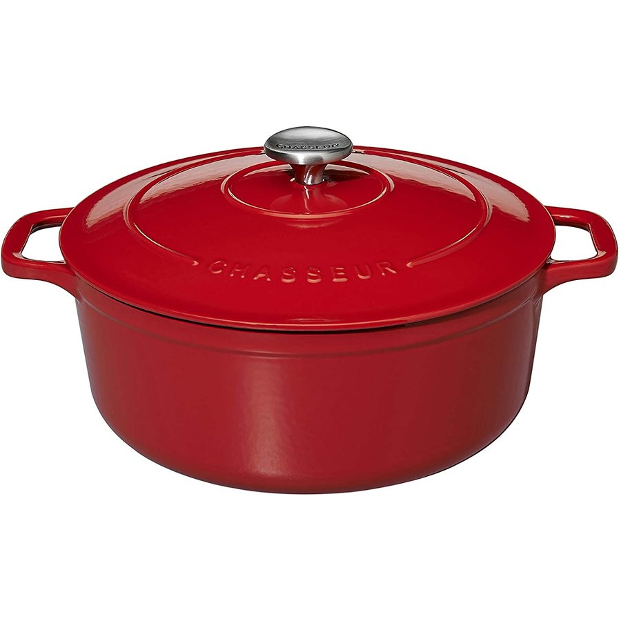 Oala 6.1L 28cm round Red Cast Iron