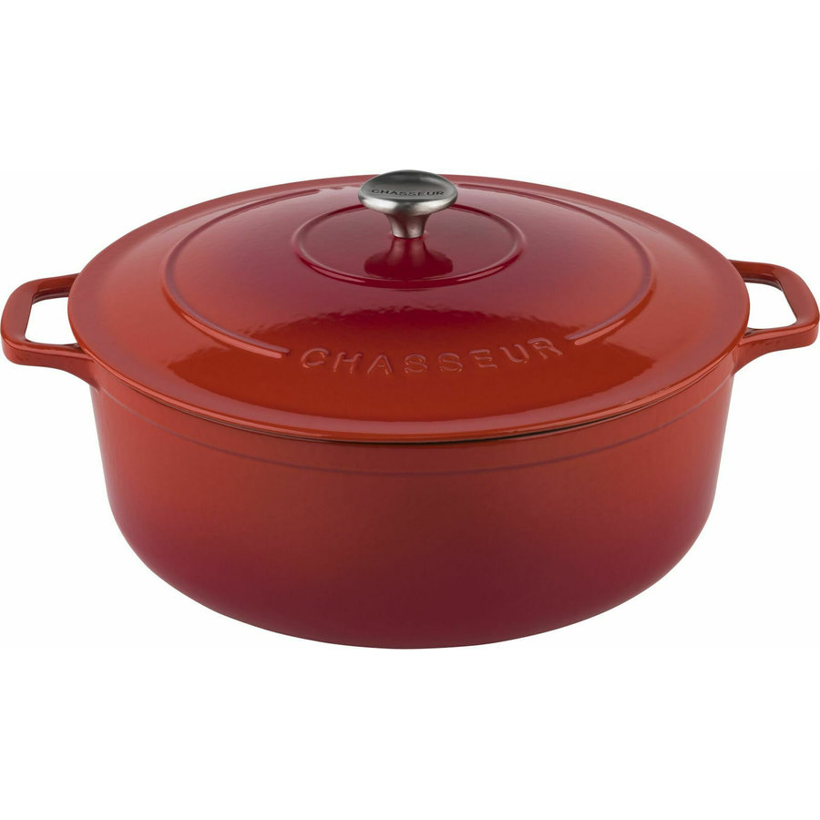 Oala 8.8L 32cm round Ruby Red Cast Iron