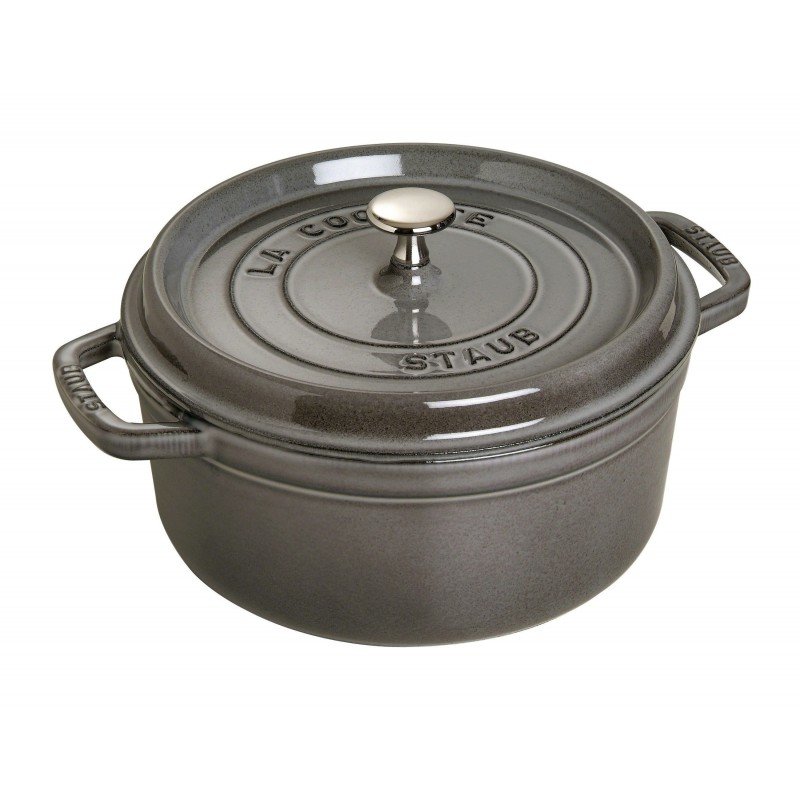 Oala 5.2L Round Cocotte 26cm Grey Cast Iron