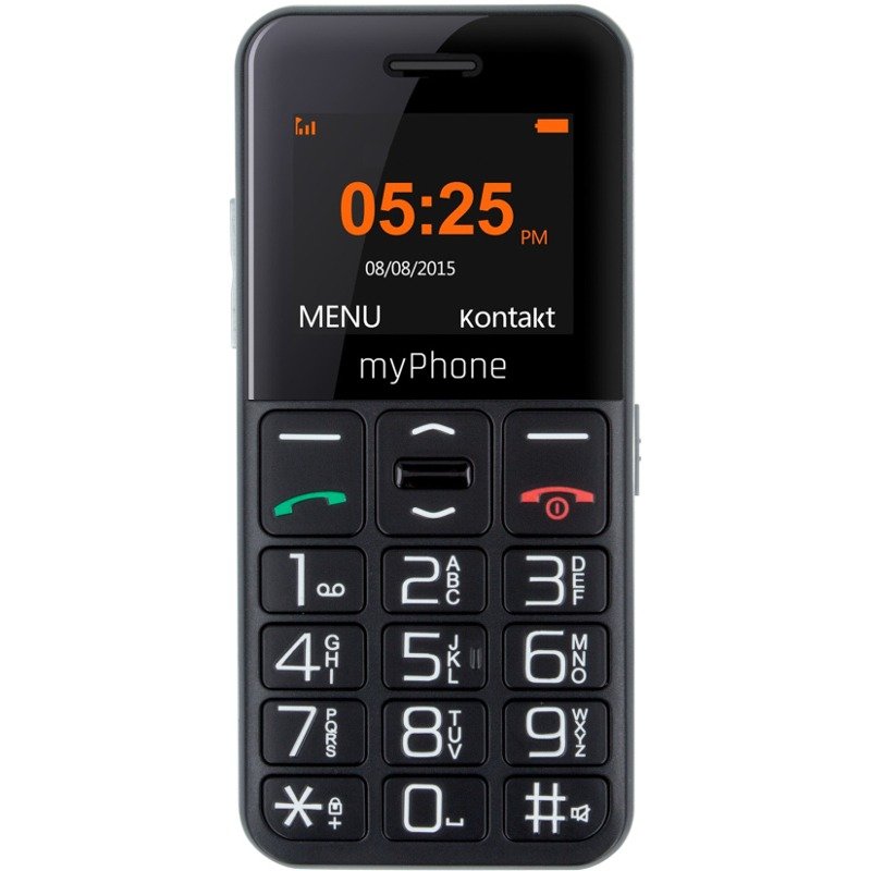Telefon mobil TEL000347 Halo Easy Senior 2G Bluetooth Black