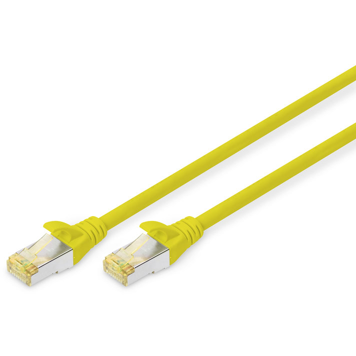 Patchcord S-FTP Cat 6A 1m Yellow