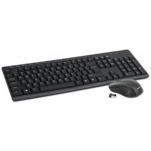 Kit tastatura si mouse OKM071 fara fir Black
