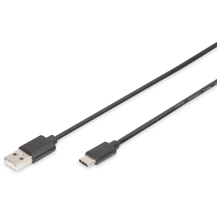Cablu de date USB - USB-C 1.8m Black