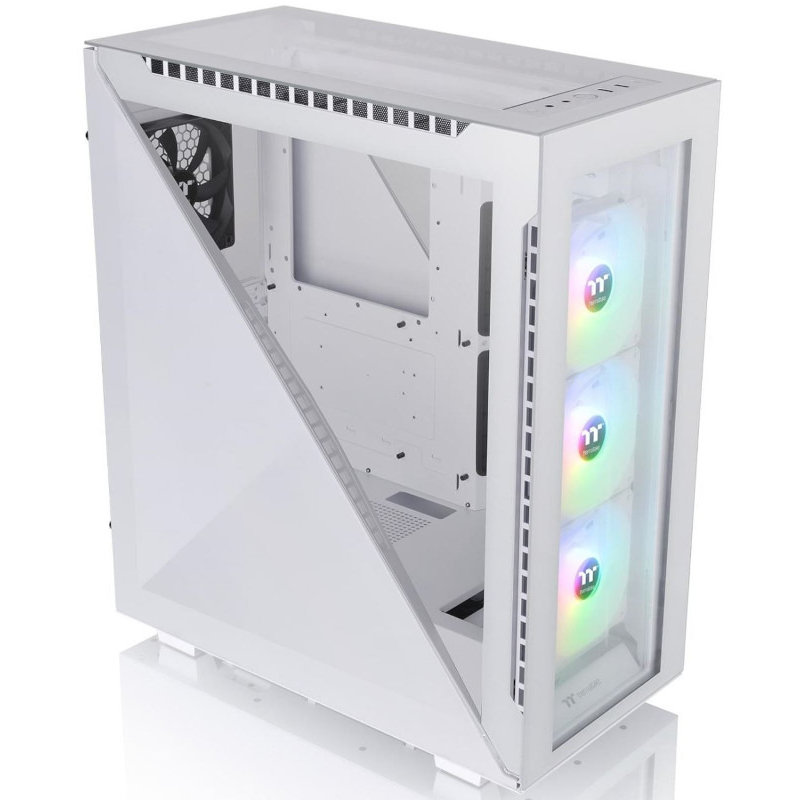 Carcasa Divider 500 Tempered Glass aRGB White