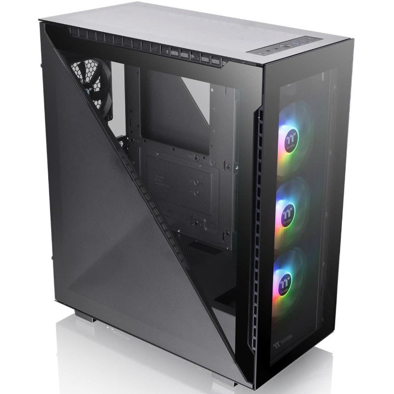 Carcasa Divider 500 Tempered Glass aRGB Black