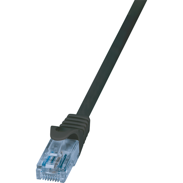 Patchcord U/UTP Cat 6A 10m Black
