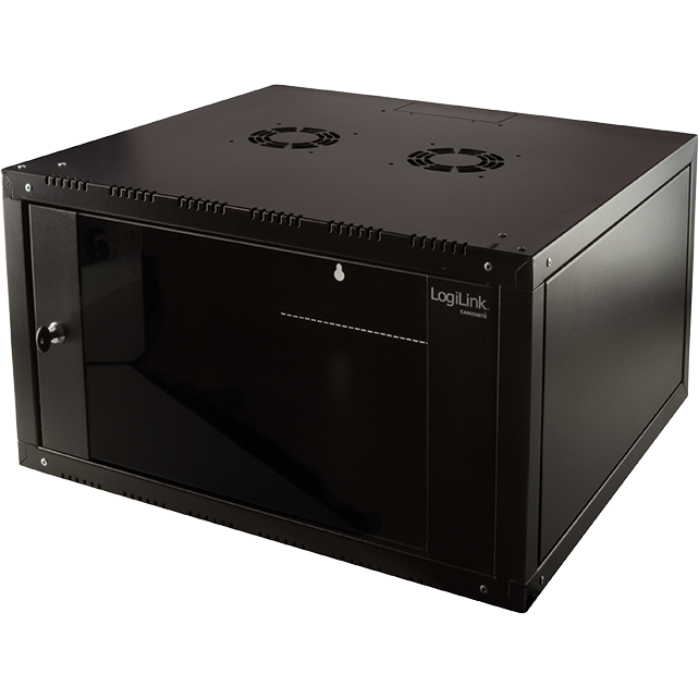 Cabinet metalic 19inch 6U 600x560mm Black