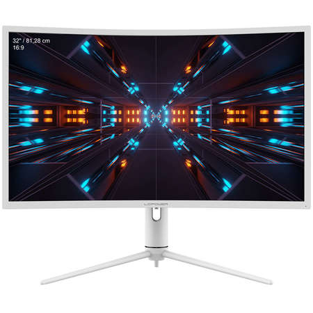 white 32 monitor