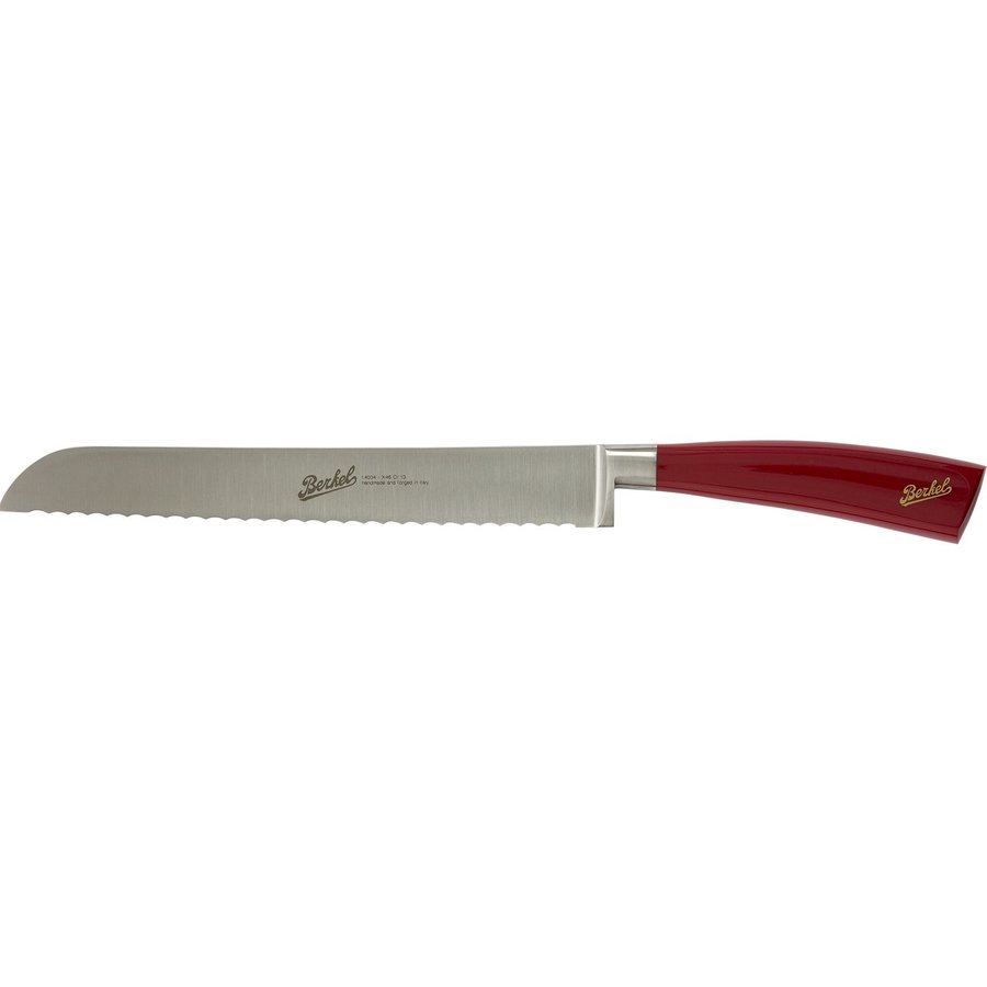 Cutit paine Elegance 22cm Rosu