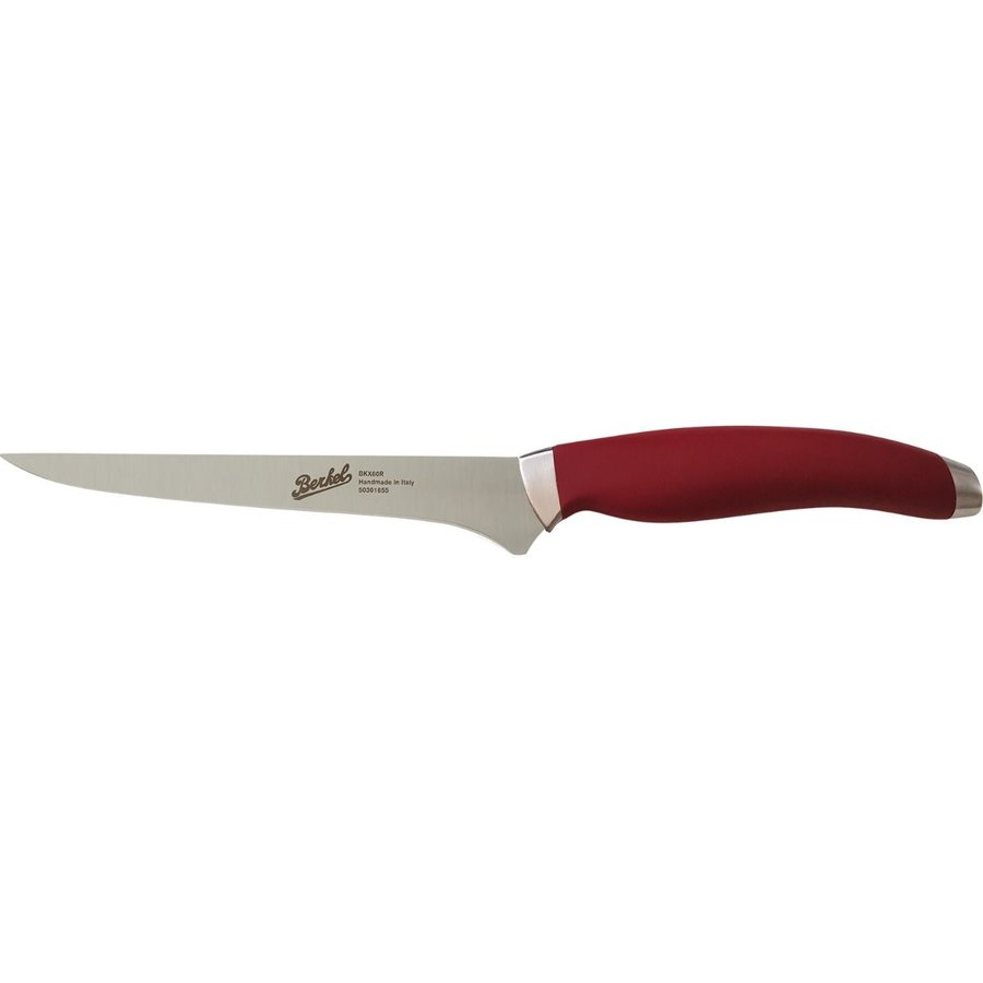 Cutit filetat Teknica 16cm Rosu
