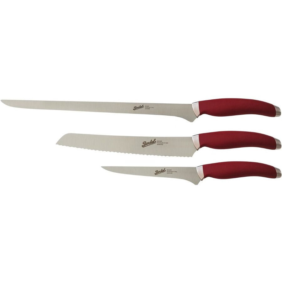 Set cutite Teknica Rosu 3 piese