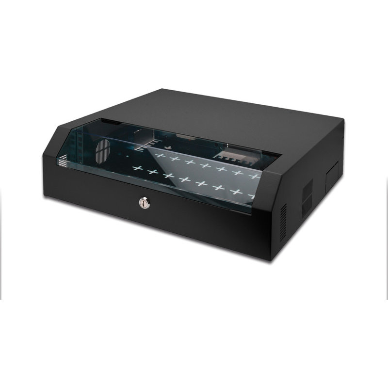 Cabinet metalic 19inch 3U Black