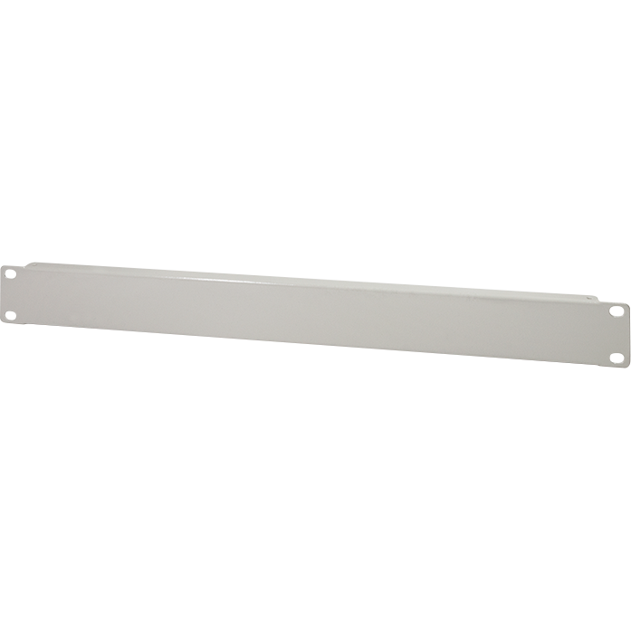 Panou gol solid 19inch 1U Grey