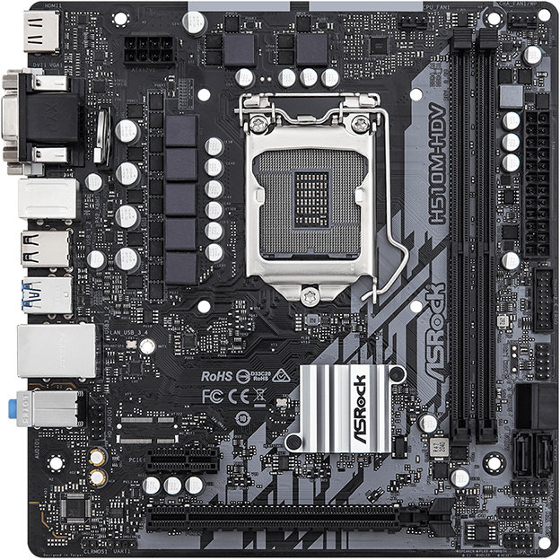 Placa de baza H510M-HDV R2.0 Intel LGA1200 mATX