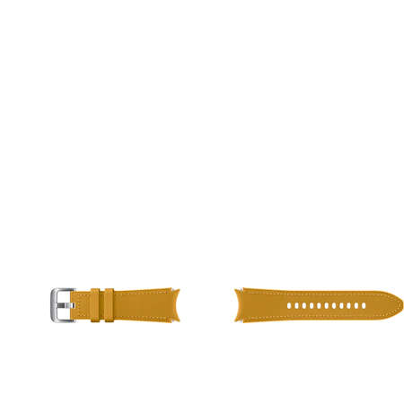 Curea smartwatch Samsung Hybrid Leather Band 20mm S/M Mustard