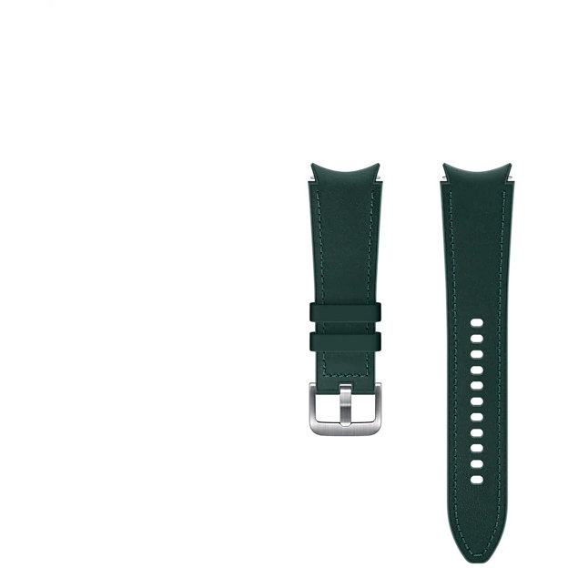 Curea smartwatch Hybrid Leather Band 20mm M/L Green