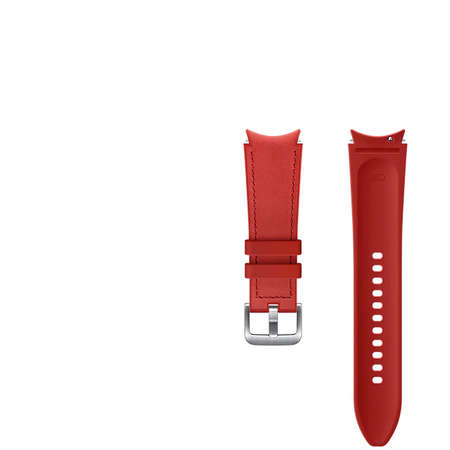 Curea smartwatch Samsung Hybrid Leather Band 20mm M/L Red