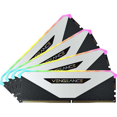 Memorie Corsair Vengeance RGB RT White 64GB (4x16GB) DDR4 3200MHz CL16 Quad Channel Kit