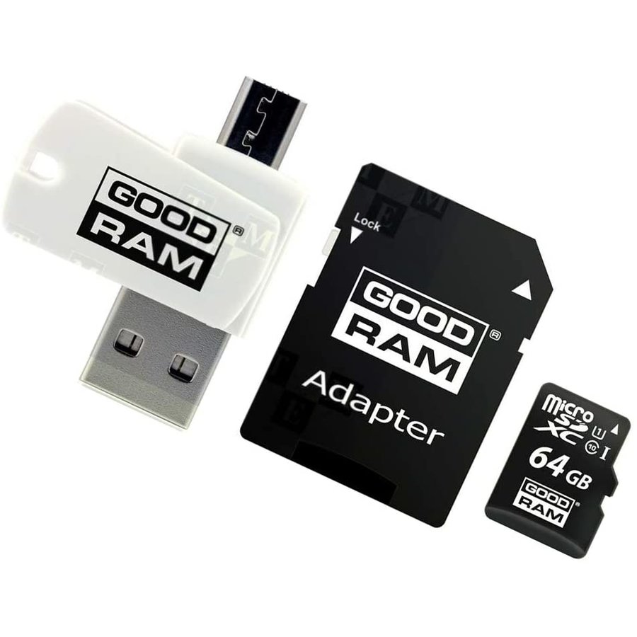 Card de memorie 64GB MicroSDXC Clasa 10 UHS-I + Adaptor