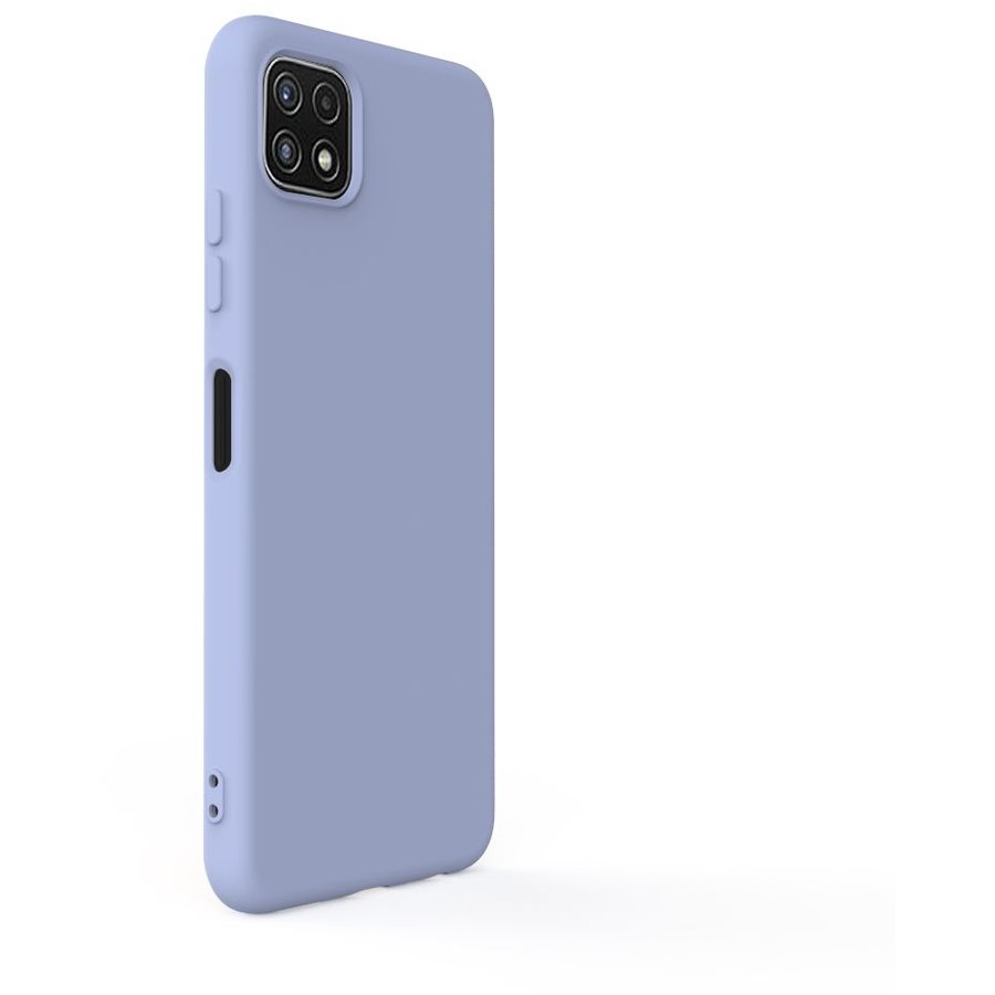 Husa Lemontti Silicon Soft Slim pentru Samsung Galaxy A22 5G Lavender Gray