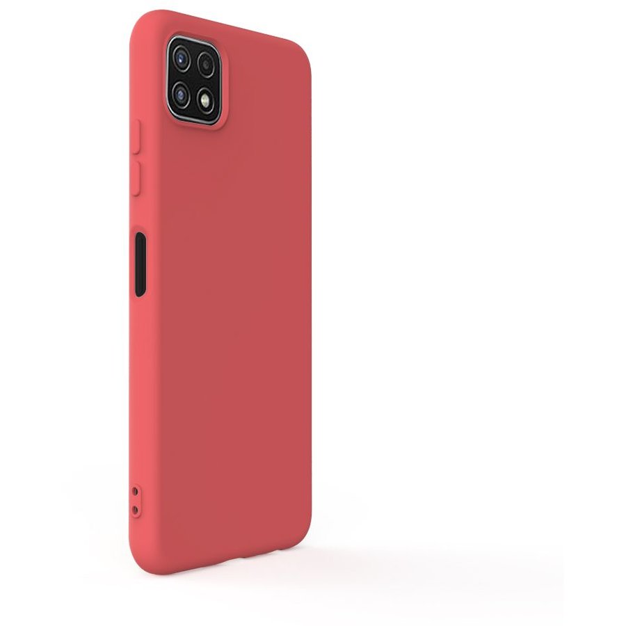 Husa Lemontti Silicon Soft Slim pentru Samsung Galaxy A22 5G Santa Red