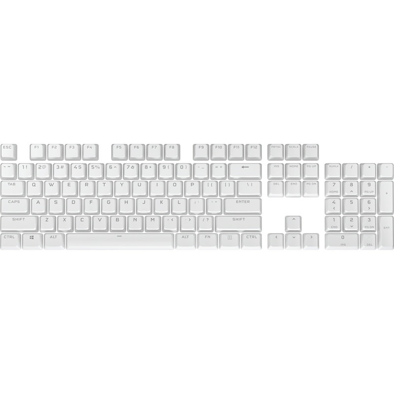 PBT DOUBLE-SHOT PRO Keycap Mod Kit Arctic White