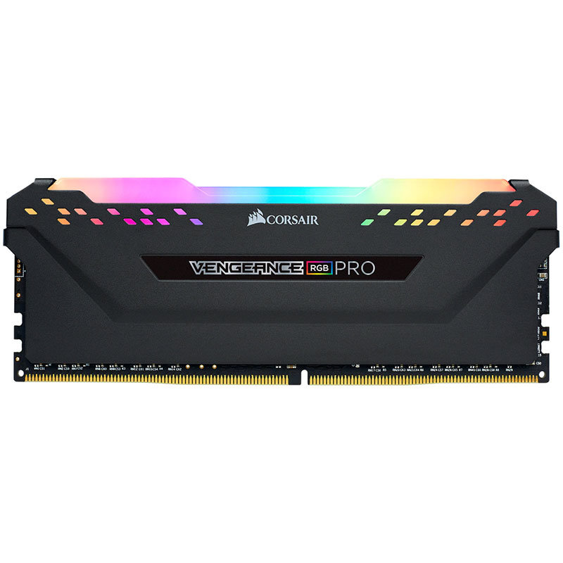 Memorie Corsair Vengeance RGB Pro, DDR4, 8GB, 3200MHz, CL16, Bulk (Negru) - imagine 2