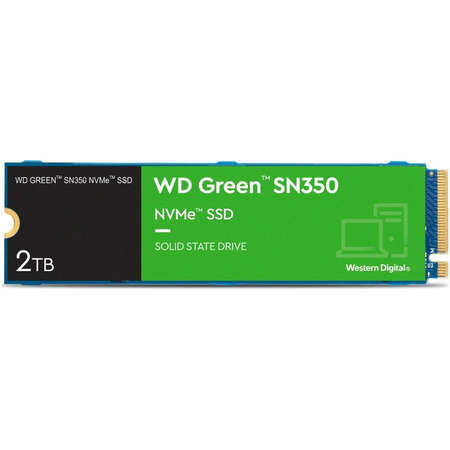 SSD WD Green SN350 NVMe 2TB M.2 2280 PCIe Gen3