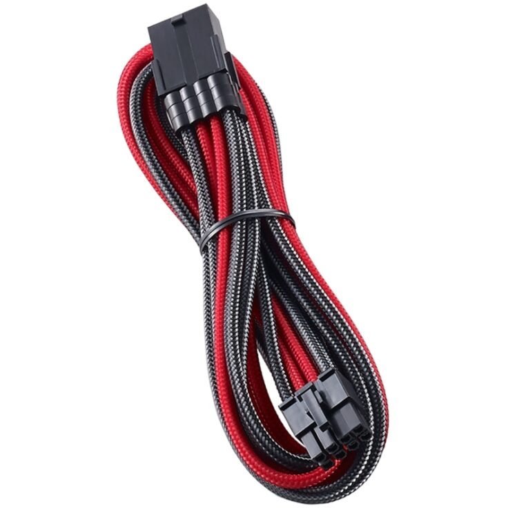 Cablu manson PCIe 8-Pin - PCIe 8-Pin 0.45m Carbon Red